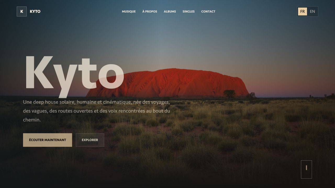 Kyto, offizielle Website